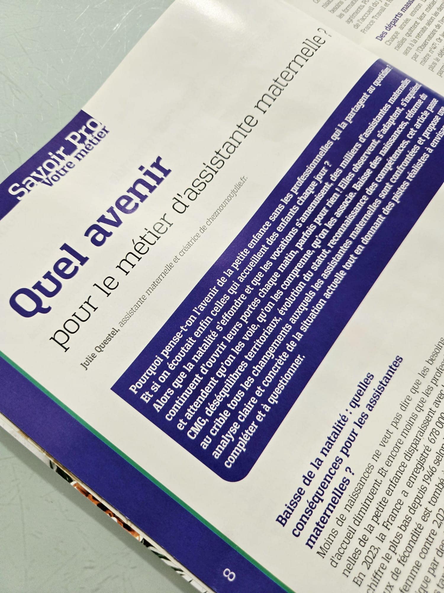 magazine assistantes maternelles