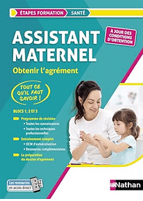 Couverture du livre 'Assistant Maternel - Obtenir l’agrément', un guide pour préparer son agrément PMI et réussir son entretien
